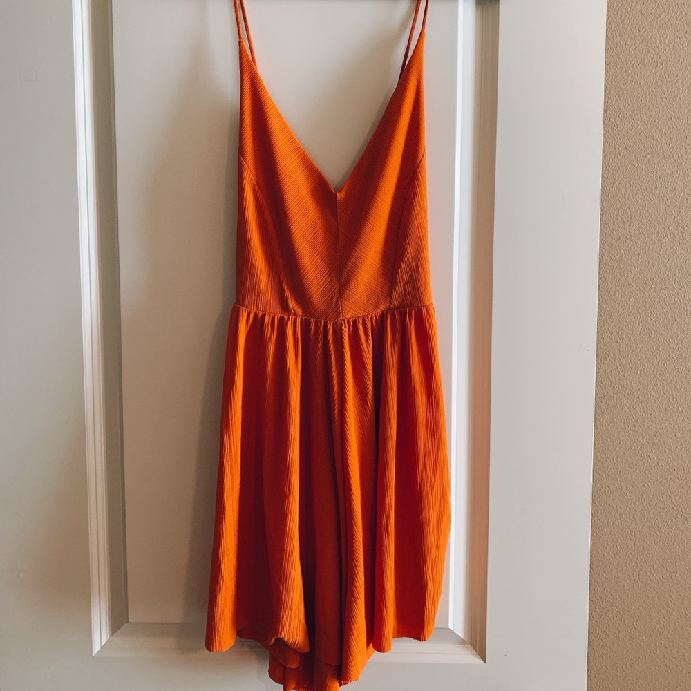 Orange romper